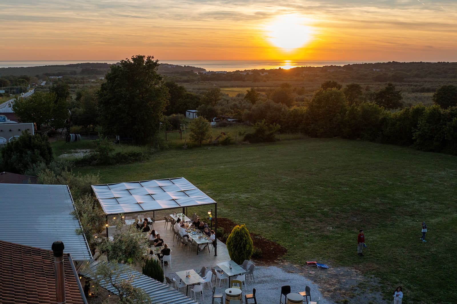 Terrace Setting at ORTO Restaurant